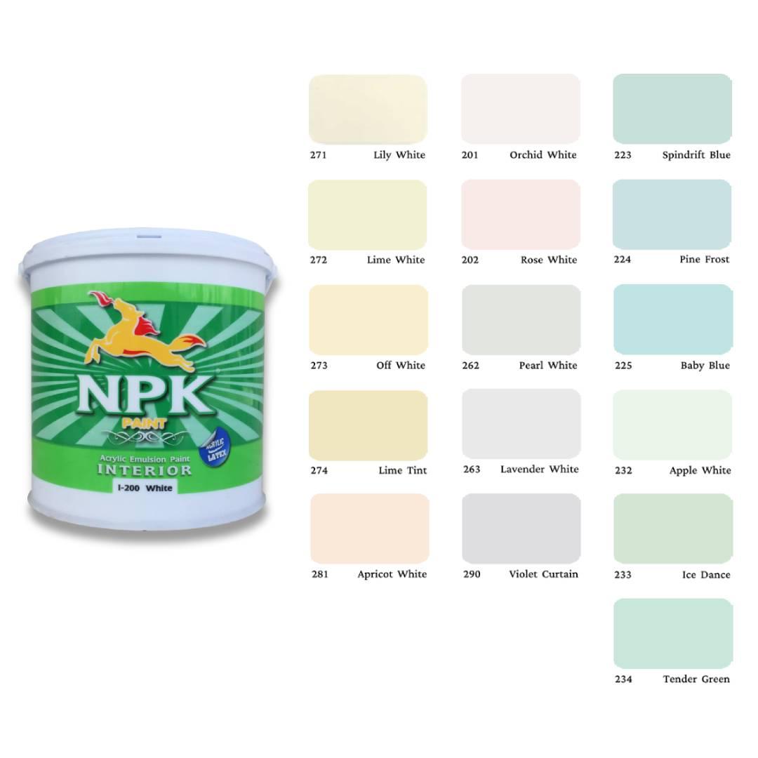 สีน้ำภายใน เอ็นพีเค NPK 18ลิตร (ถัง)