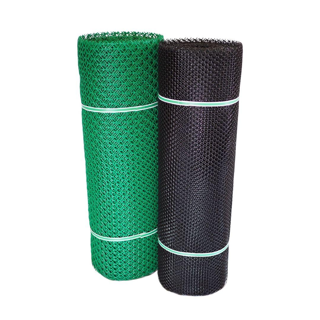 ตาข่าย PVC สีดำ (ม้วน)
