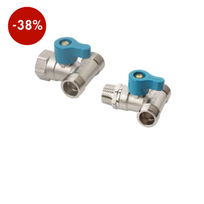 มินิบอลวาล์วซันวา 1/2 นิ้ว (3 ทาง) (กล่อง)