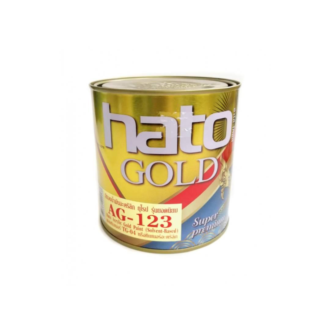 สีน้ำมันทองคำฮาโต้ Hato AG123 (แกลลอน)